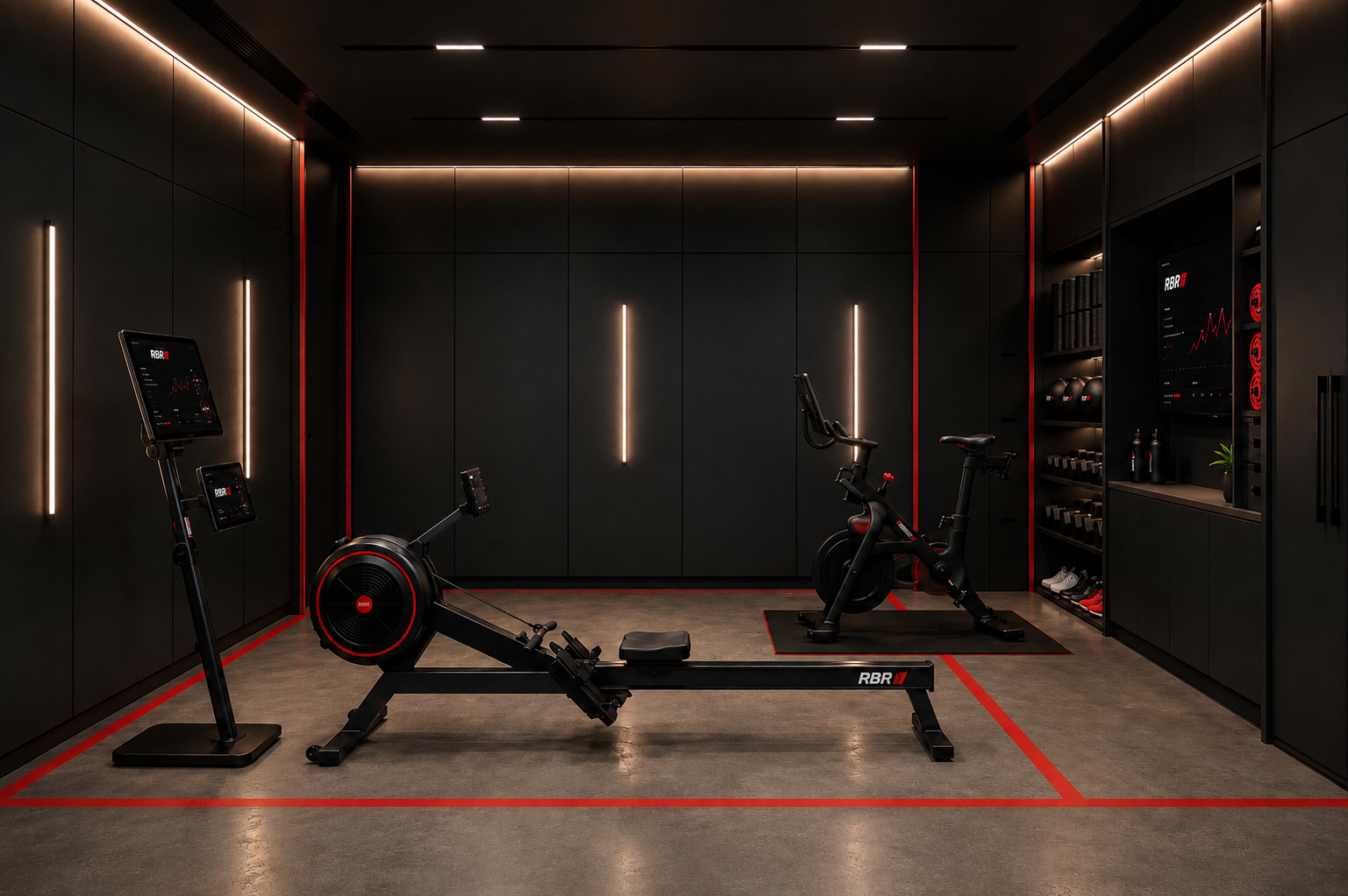 RBR Rowing workout training studio
