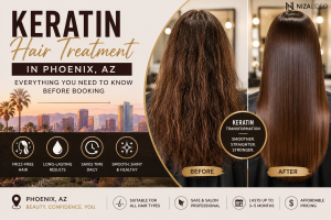 Keratin hair treatment in Phoenix AZ salon
